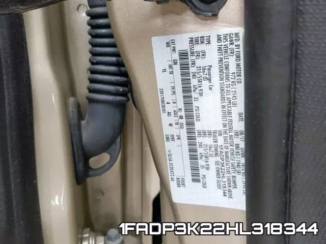 1FADP3K22HL318344 фото 2