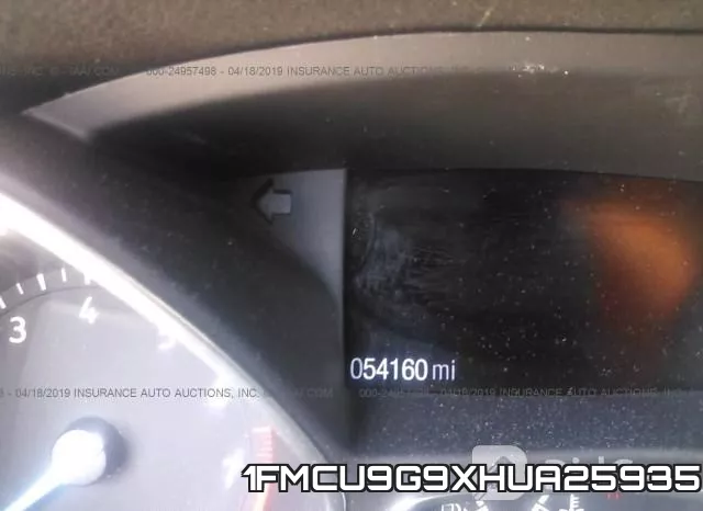1FMCU9G9XHUA25935 фото 8