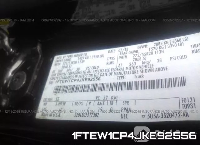 1FTEW1CP4JKE92556 фото 10