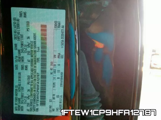 1FTEW1CP9HFA12787 фото 2