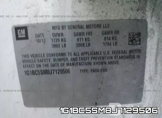 1G1BC5SM8J7129506 фото 10