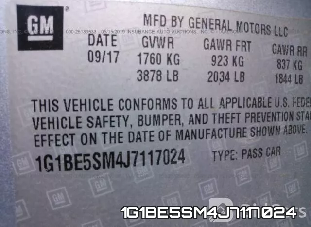 1G1BE5SM4J7117024 фото 10