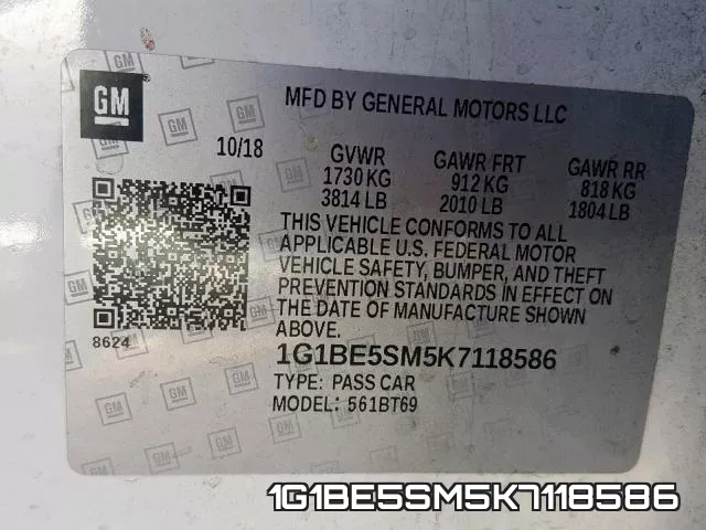 1G1BE5SM5K7118586 фото 2