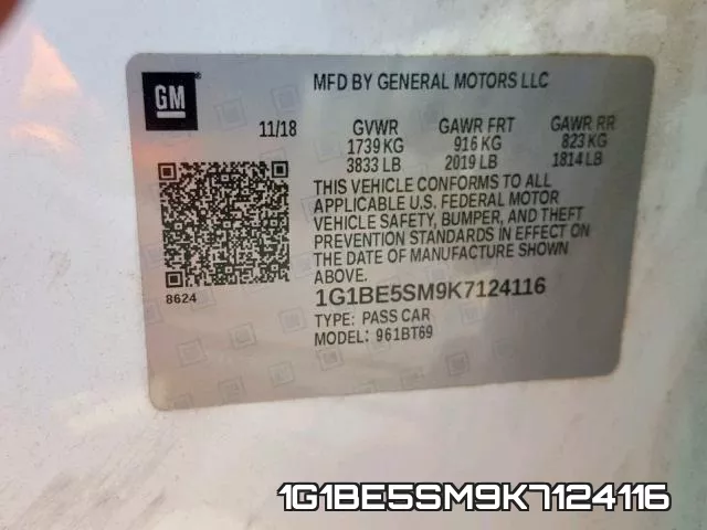 1G1BE5SM9K7124116 фото 2