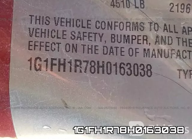 1G1FH1R78H0163038 фото 10