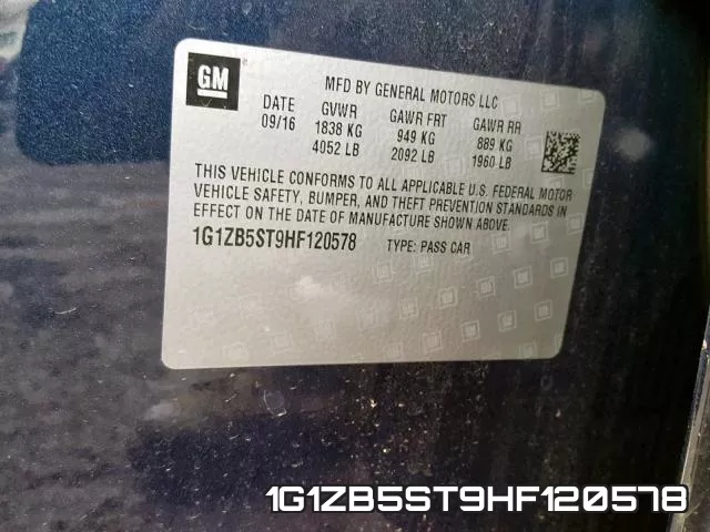 1G1ZB5ST9HF120578 фото 2
