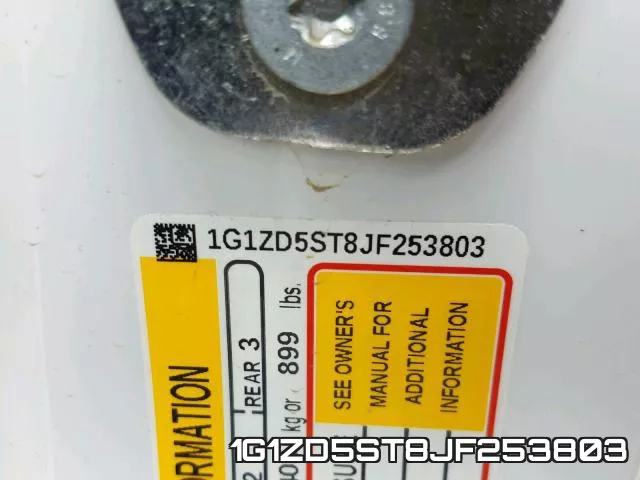 1G1ZD5ST8JF253803 фото 2