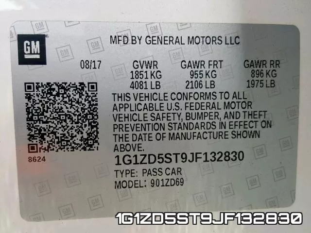 1G1ZD5ST9JF132830 фото 2
