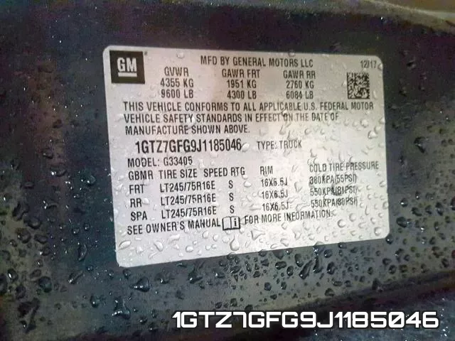 1GTZ7GFG9J1185046 фото 2