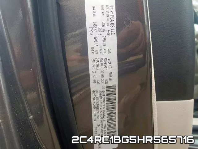 2C4RC1BG5HR565716 фото 2