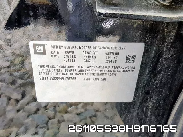 2G1105S38H9176765 фото 2
