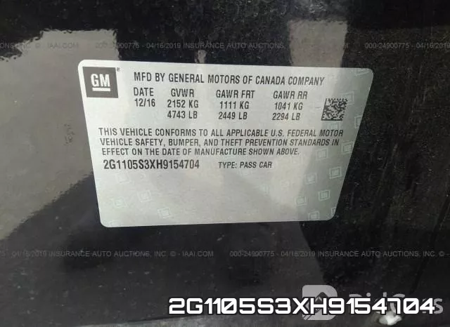 2G1105S3XH9154704 фото 10