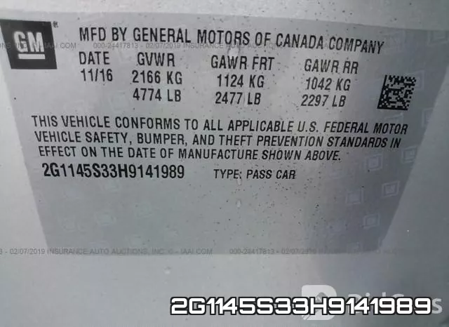 2G1145S33H9141989 фото 10