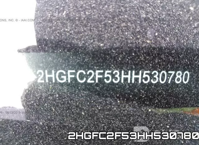 2HGFC2F53HH530780 фото 10