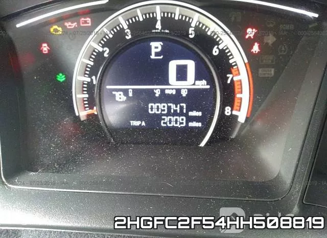 2HGFC2F54HH508819 фото 8