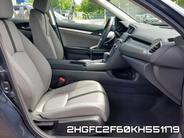 2HGFC2F60KH551179 фото 6