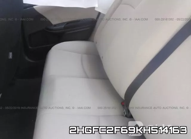 2HGFC2F69KH514163 фото 9