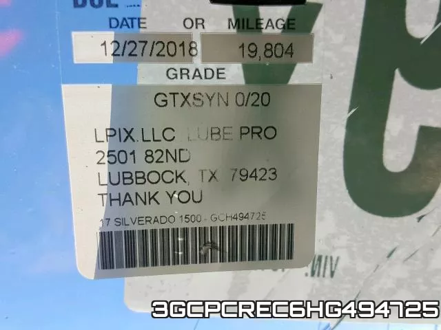 3GCPCREC6HG494725 фото 9