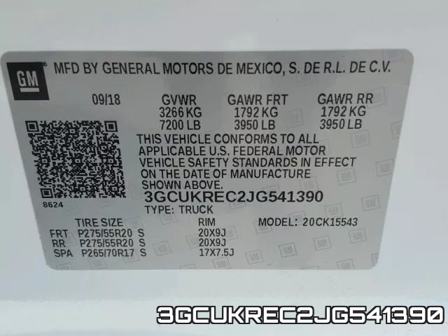 3GCUKREC2JG541390 фото 2
