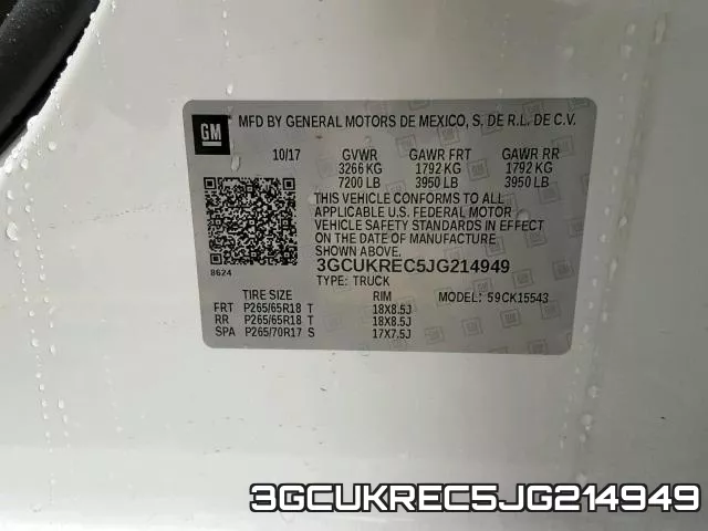 3GCUKREC5JG214949 фото 2