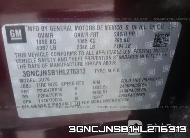 3GNCJNSB1HL276313 фото 10