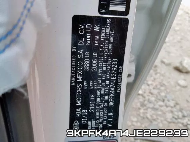 3KPFK4A74JE229233 фото 2