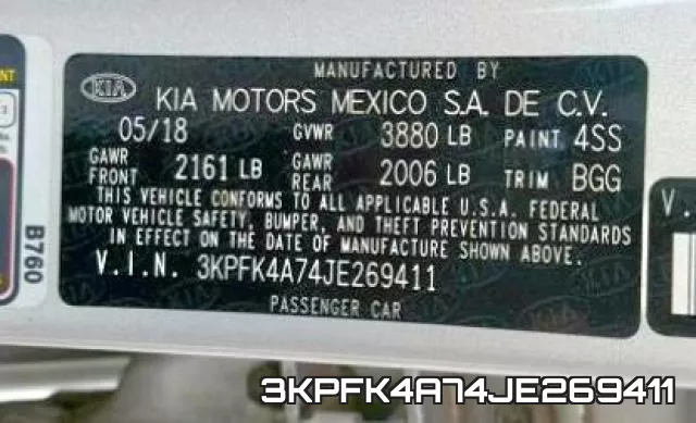 3KPFK4A74JE269411 фото 2