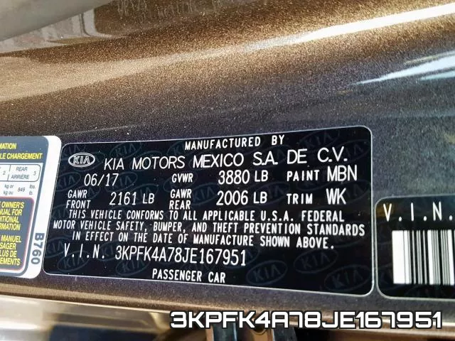3KPFK4A78JE167951 фото 2