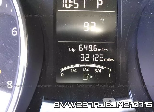 3VW2B7AJ6JM210715 фото 8