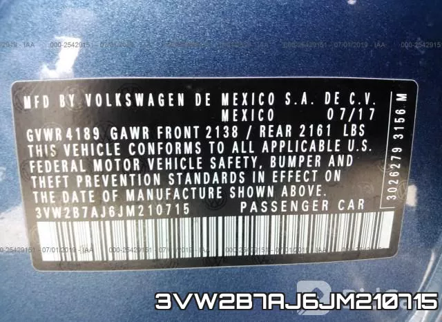 3VW2B7AJ6JM210715 фото 10