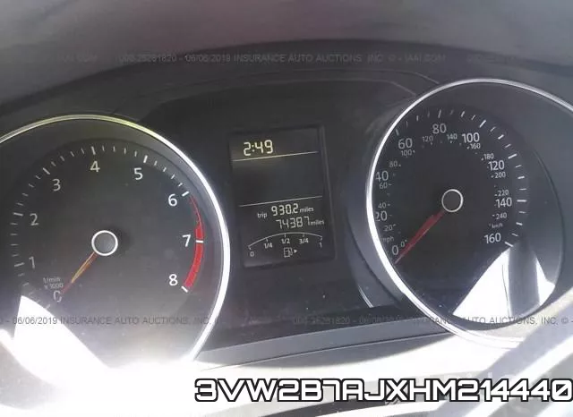 3VW2B7AJXHM214440 фото 8