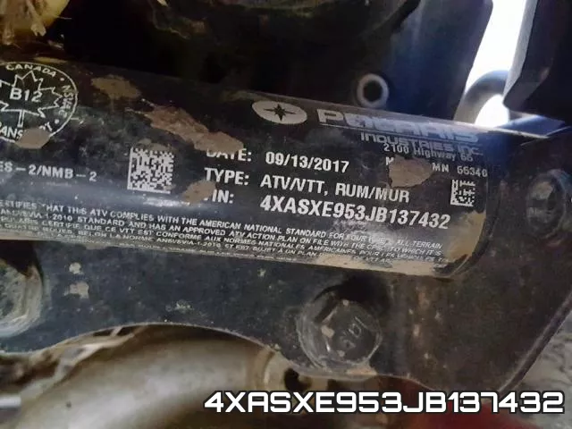 4XASXE953JB137432 фото 2
