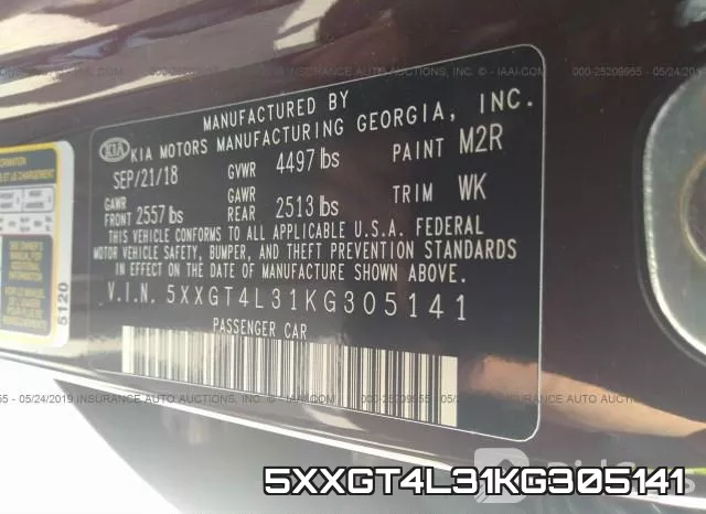 5XXGT4L31KG305141 фото 10