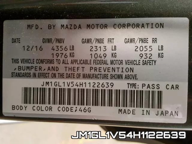 JM1GL1V54H1122639 фото 2