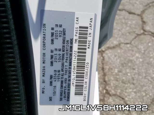 JM1GL1V58H1114222 фото 2