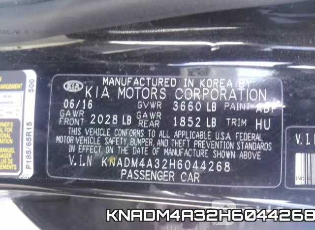KNADM4A32H6044268 фото 10