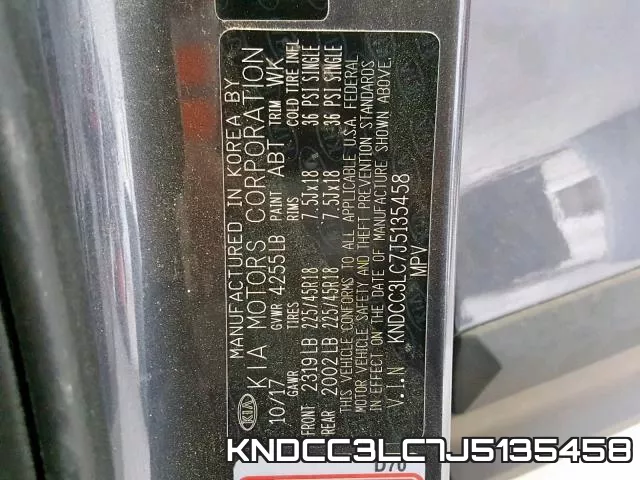 KNDCC3LC7J5135458 фото 2