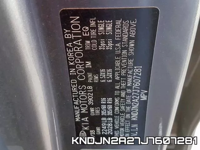 KNDJN2A27J7607281 фото 2
