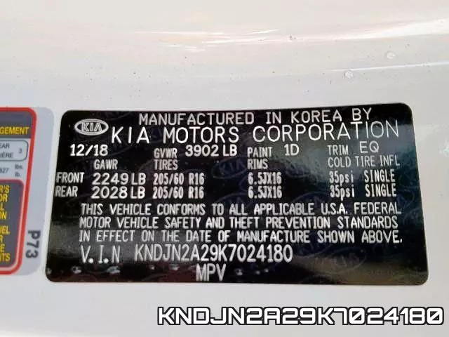 KNDJN2A29K7024180 фото 2