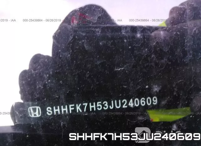 SHHFK7H53JU240609 фото 10