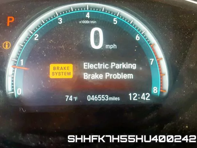 SHHFK7H55HU400242 фото 9