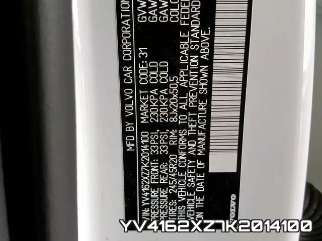 YV4162XZ7K2014100 фото 2