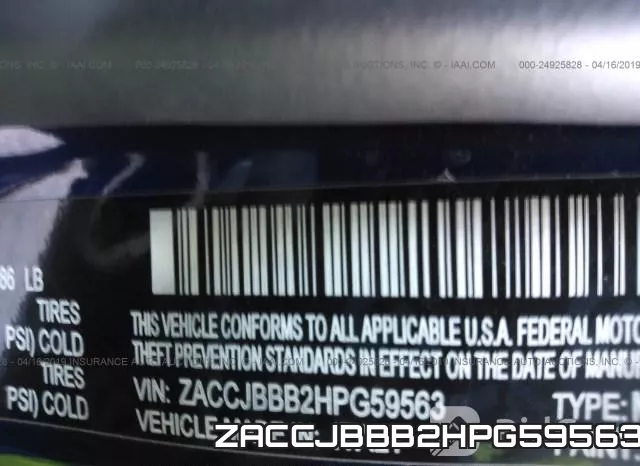 ZACCJBBB2HPG59563 фото 10