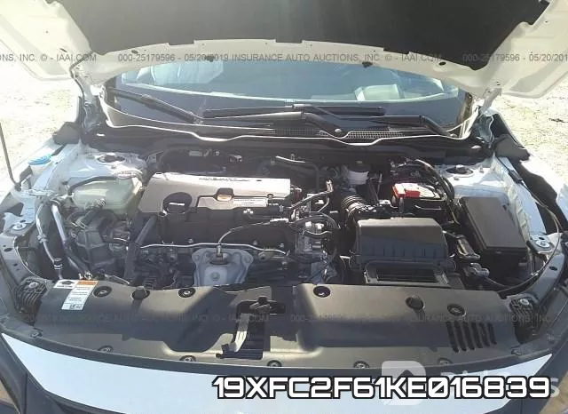 19XFC2F61KE016839 фото 2