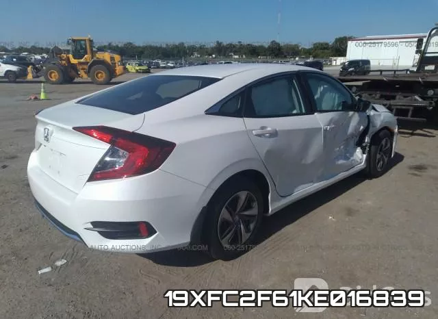 19XFC2F61KE016839 фото 5