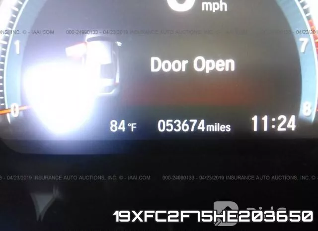 19XFC2F75HE203650 фото 8