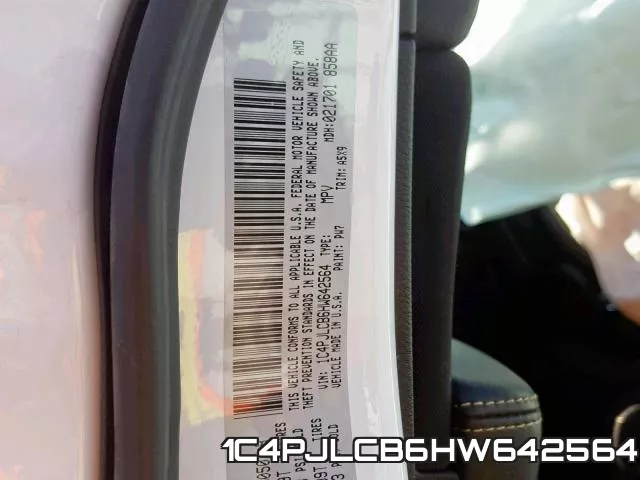 1C4PJLCB6HW642564 фото 2