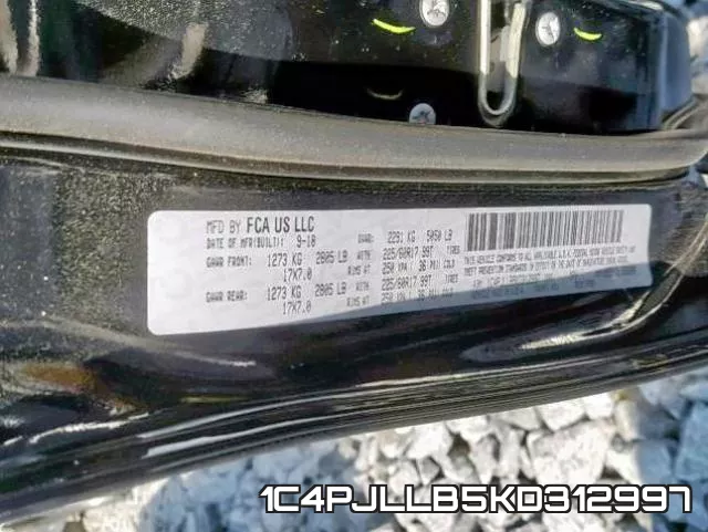 1C4PJLLB5KD312997 фото 2