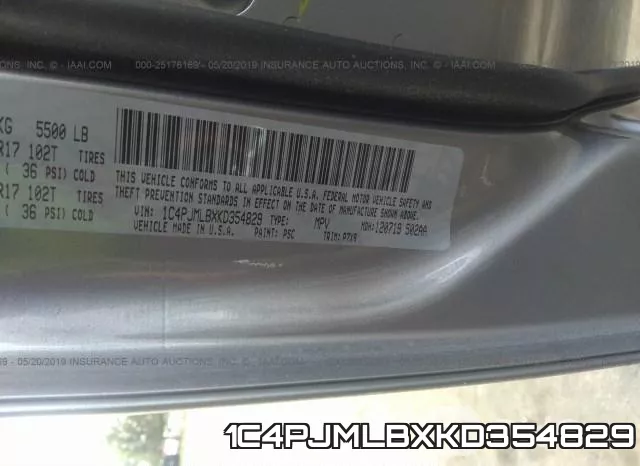 1C4PJMLBXKD354829 фото 10