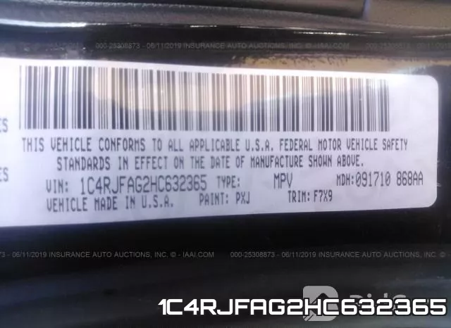 1C4RJFAG2HC632365 фото 10